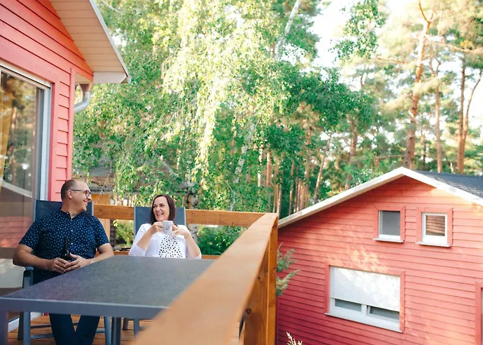 Mit Seeblick Am Spreewald 度假居 *